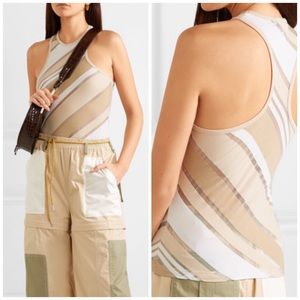 GANNI STRETCH JERSY TANK TOP